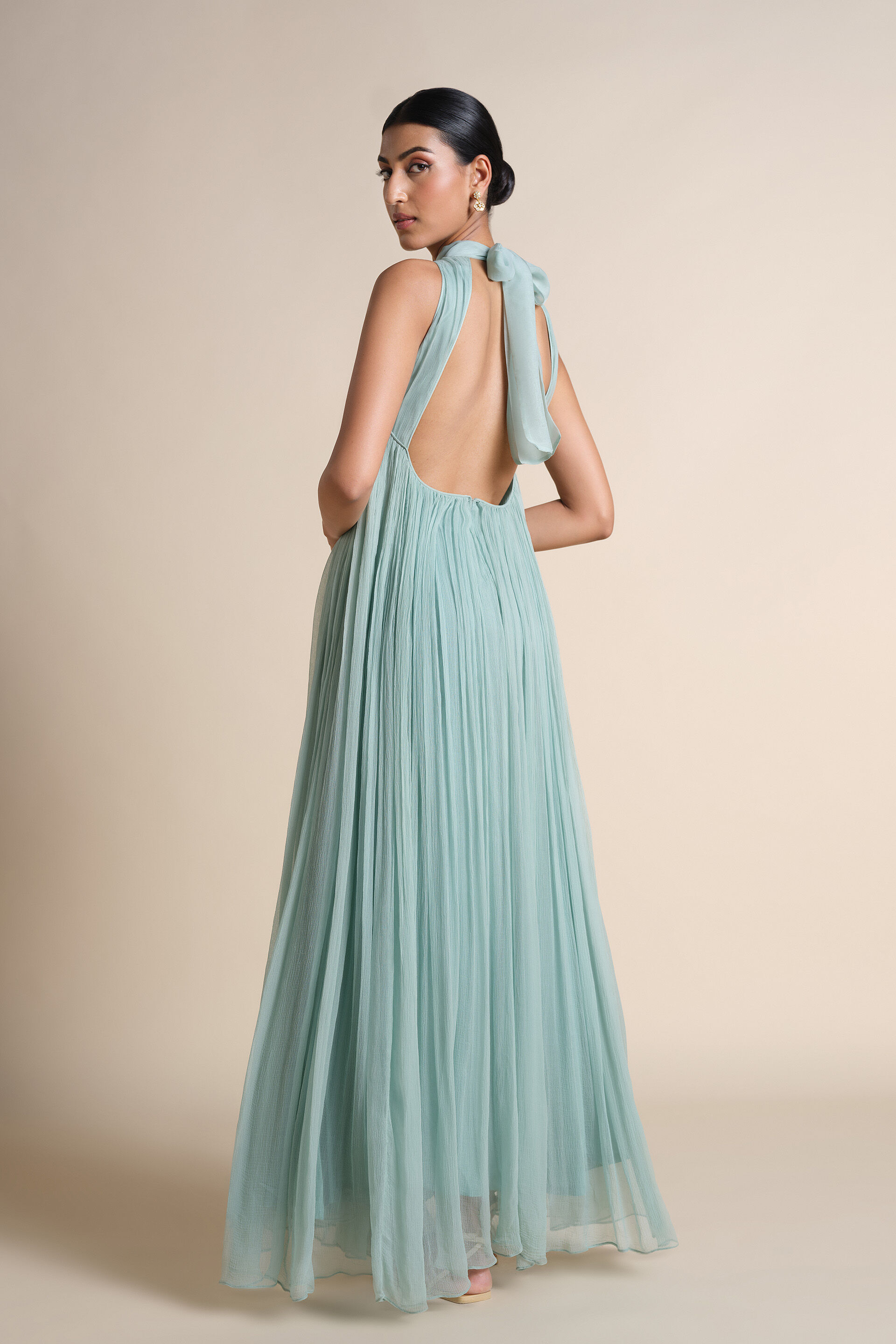 Mountain Mist Embroidered Jacket Set - Powder Blue, Powder Blue, image 7